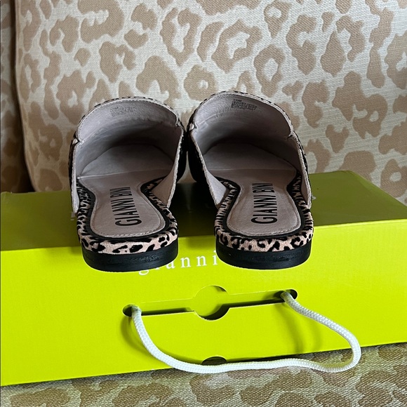 Ganni Leopard Print Mules - Picture 4 of 5